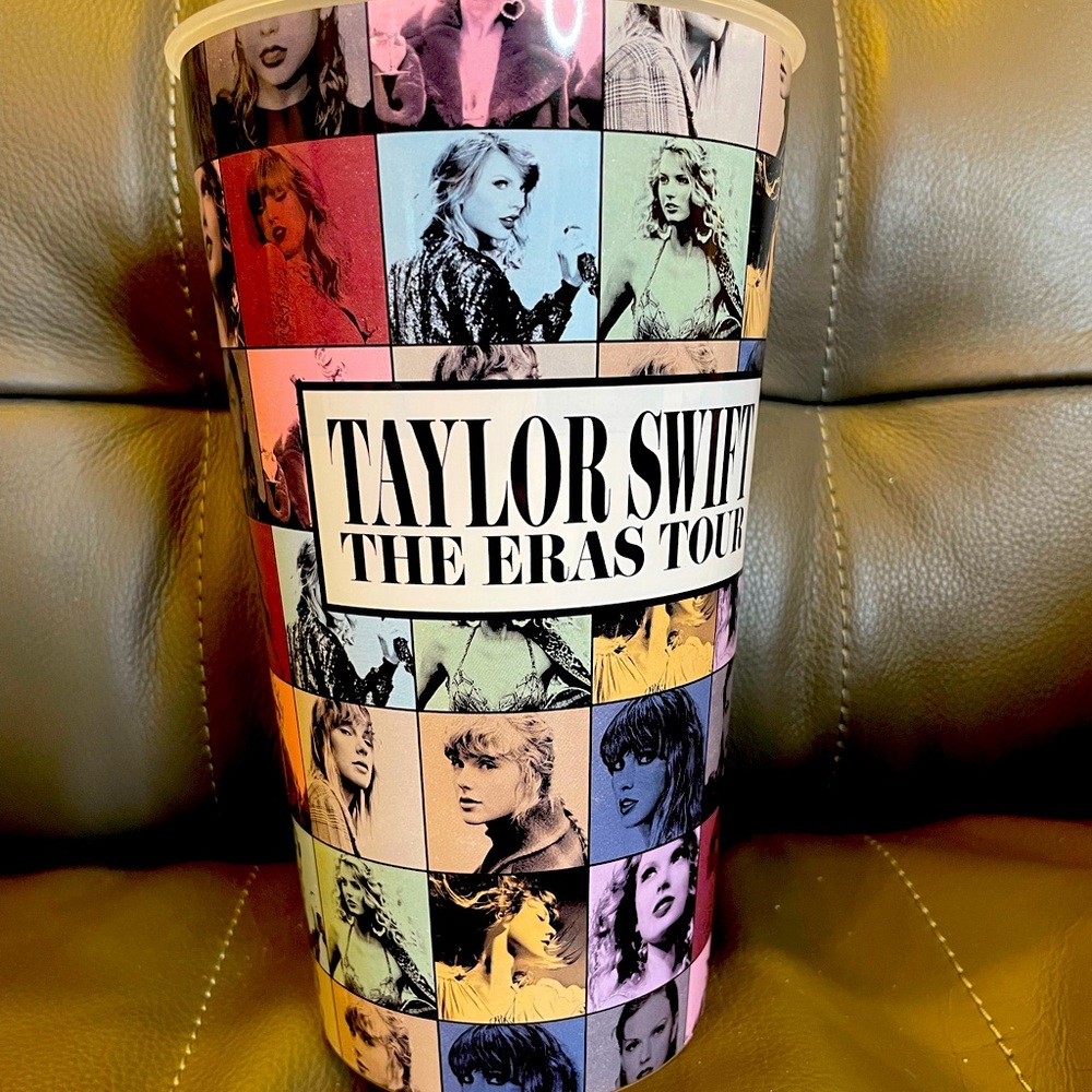 TAYLOR SWIFT ERAS CUP. AMC Large Eras Tour Movie cup (brand new) never used.